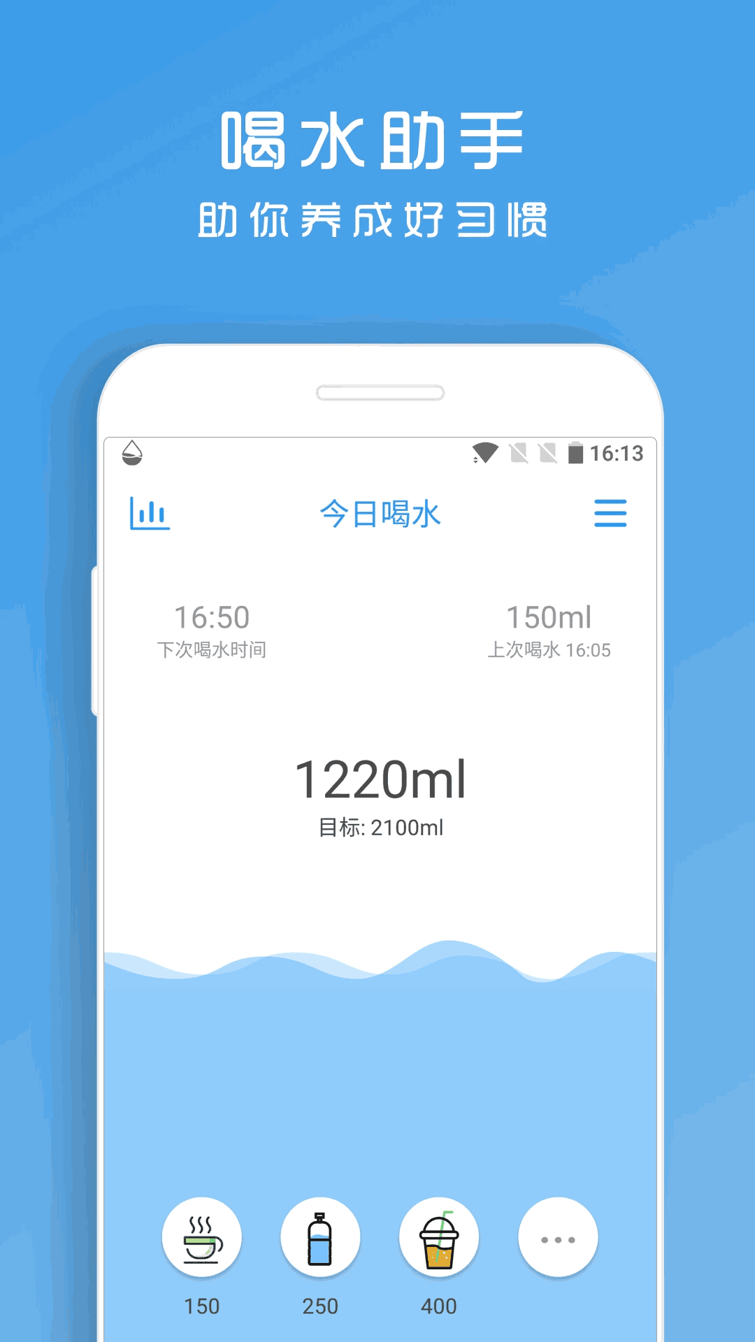 喝水提醒助手-健康喝水提醒